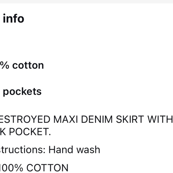 Destroyed denim skirt - Picture 3 of 6